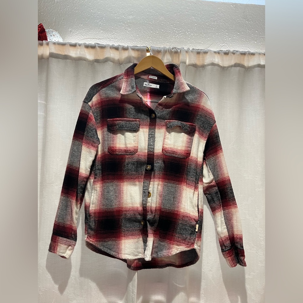 Holister Boyfriend Fit Flannel